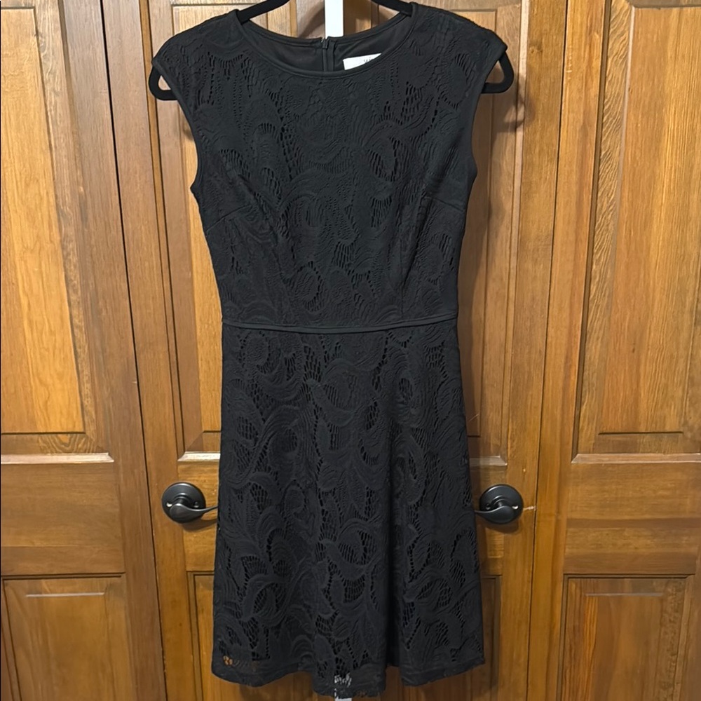 Wisp Petites Black Lace Dress